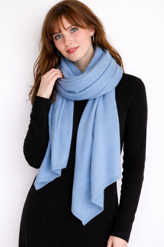 Cashmere wrap scarf | Cashmere accessories