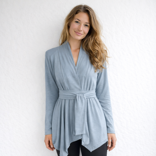 Flare Merino Wool Cardigan