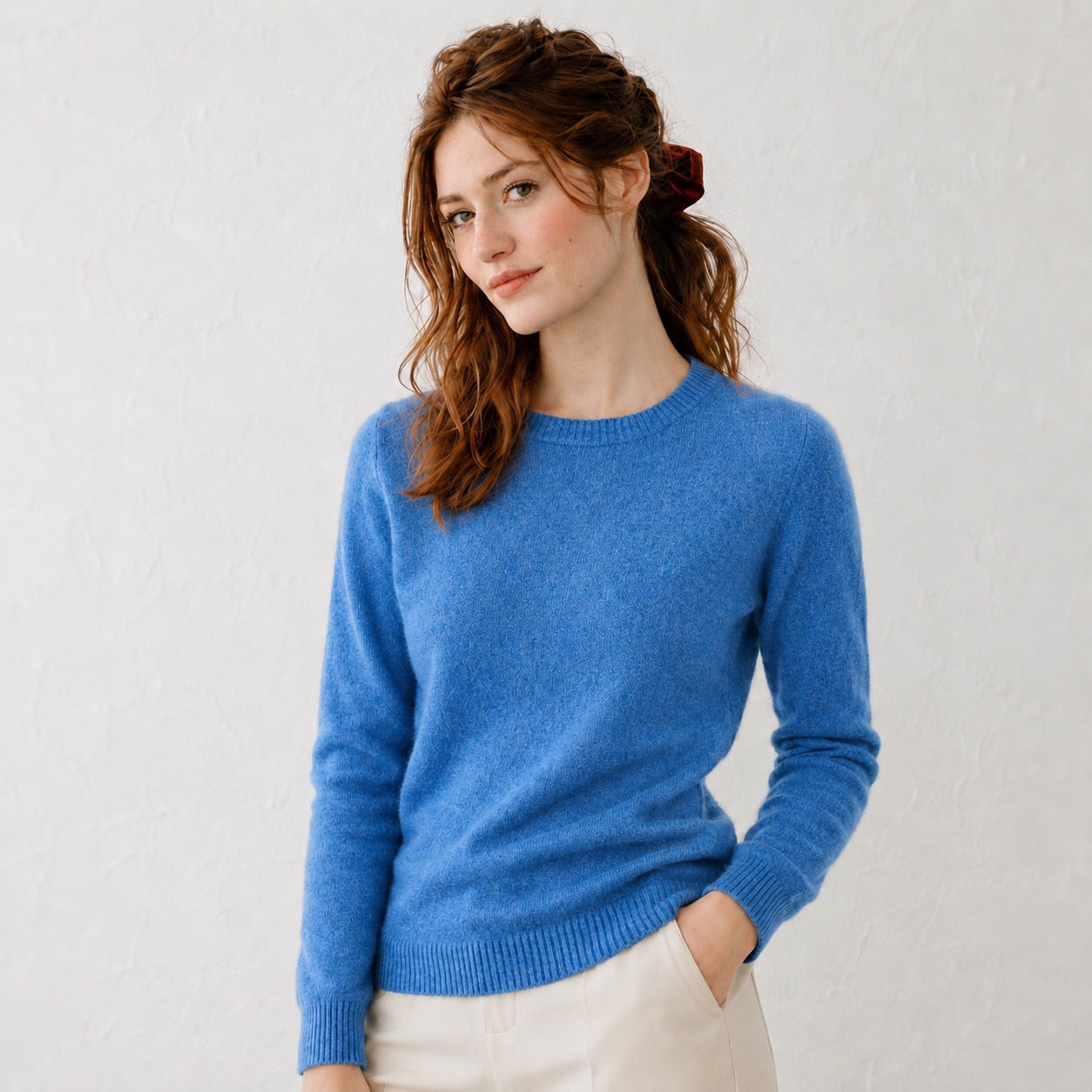 Crewneck merino wool knit sweater | 16 Colors | Women’s knitwear