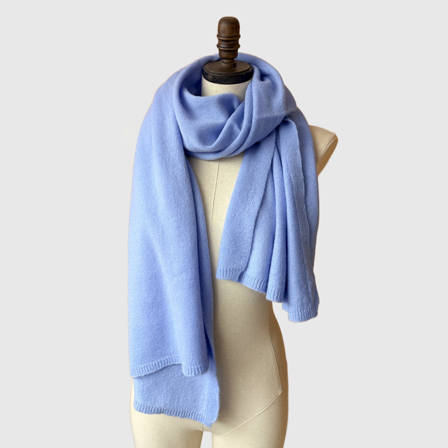 Oversized Light Blue Cashmere scarf | 5 Colors | Cashmere accessories