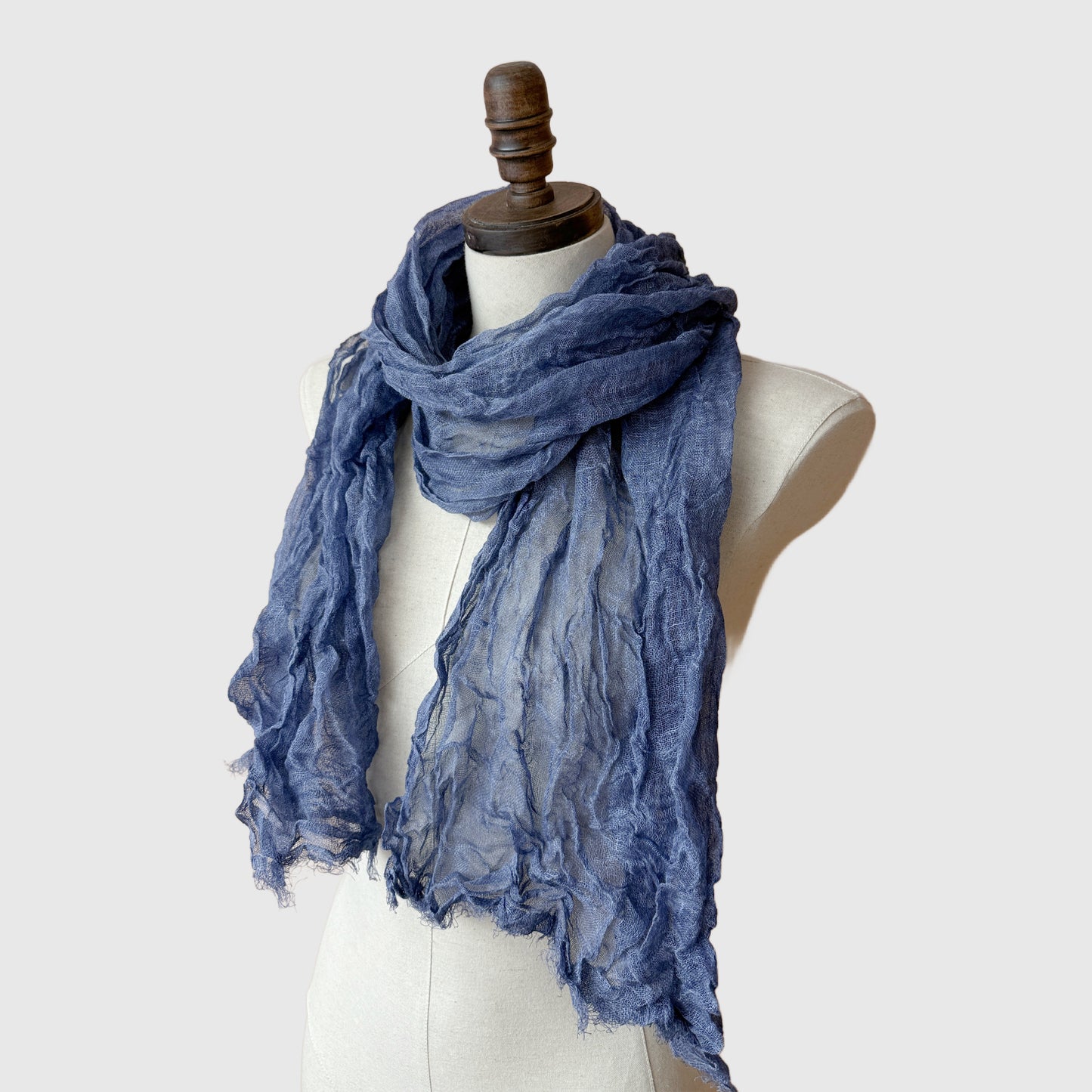 Linen Summer Scarf | Limited Edition | Linen scarves and shawls by Econica