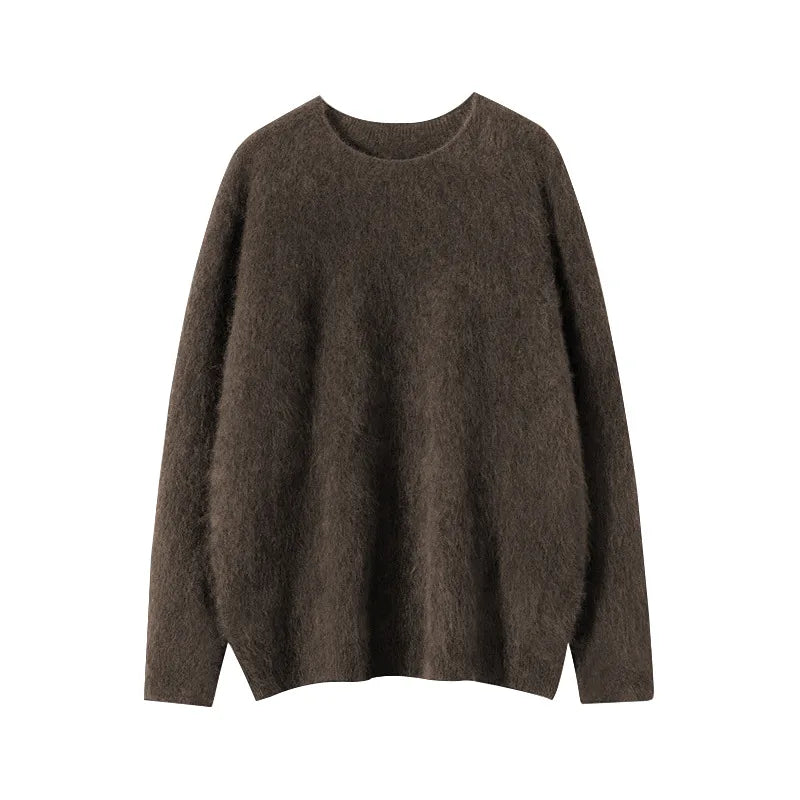 Brushed cashmere pullover top | 10 Colors