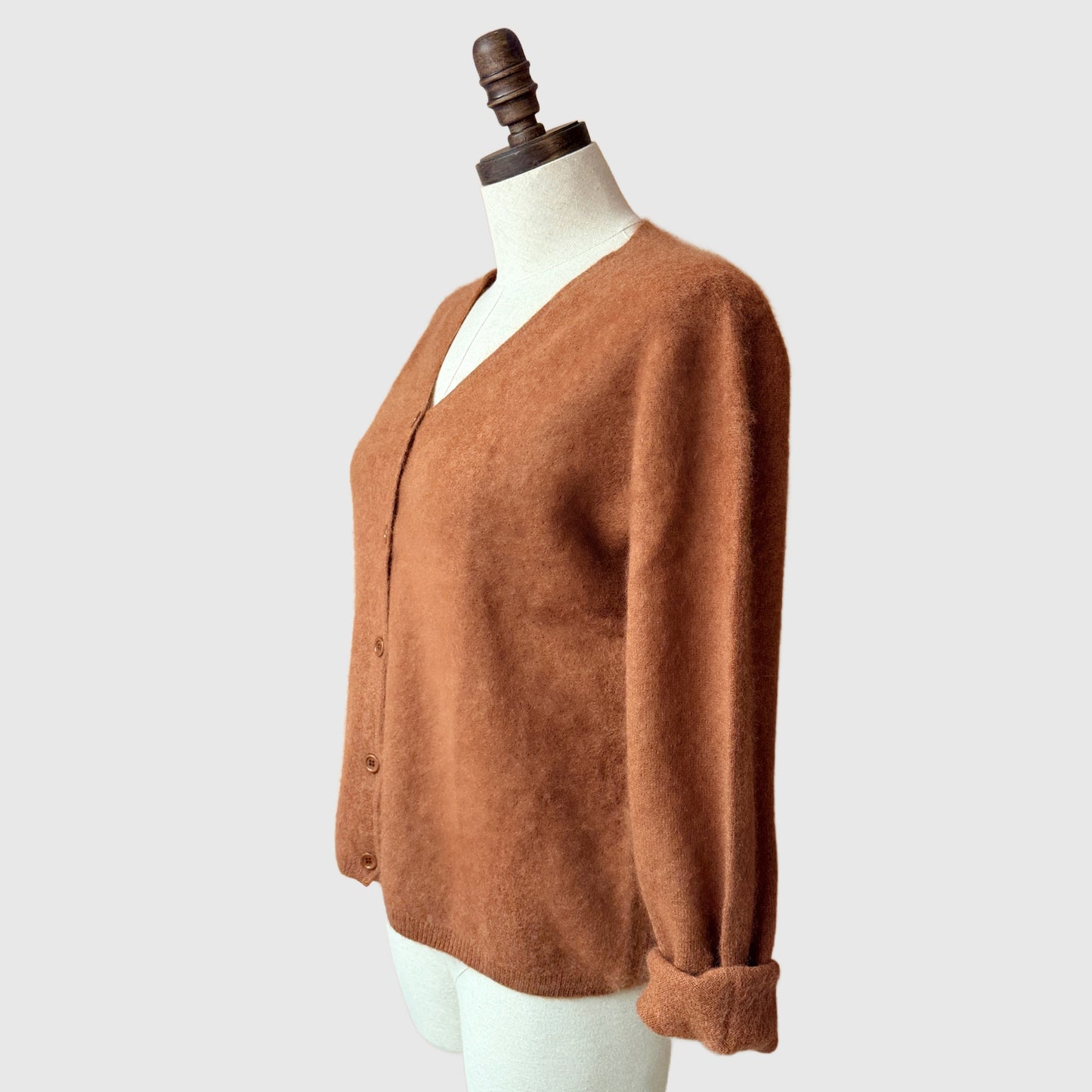 Brushed cashmere cardigan | 11 Colors