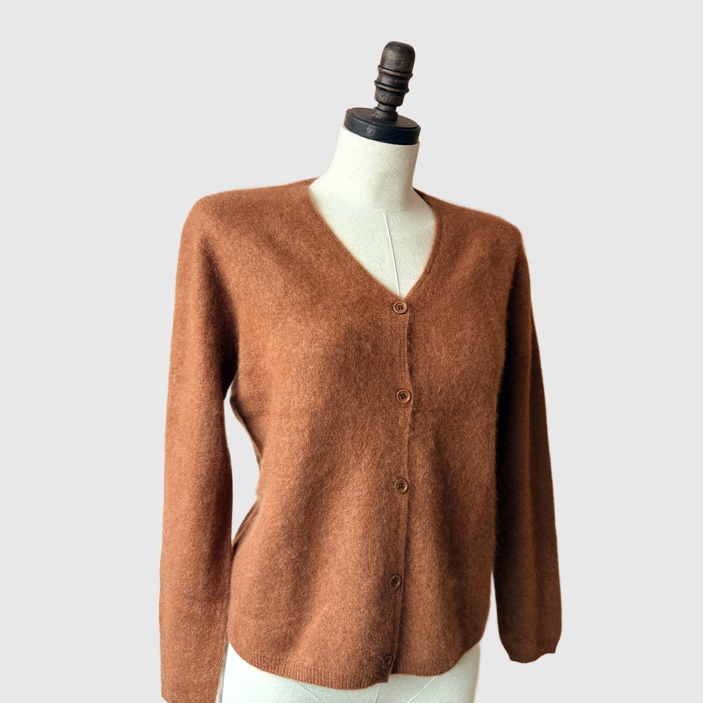 Brushed cashmere cardigan | 11 Colors