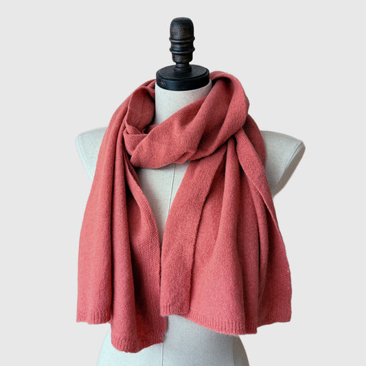 Rose Clay Cashmere scarf | Cashmere scarves and wraps by Econica