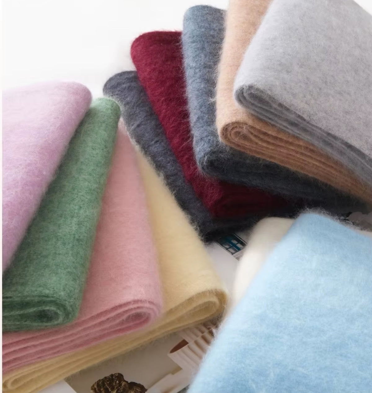 Pure Brushed Cashmere Scarf | 11 Colors | Cashmere scarves by Econica