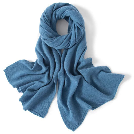 100% Cashmere knit scarf | Cashmere scarves and accessories