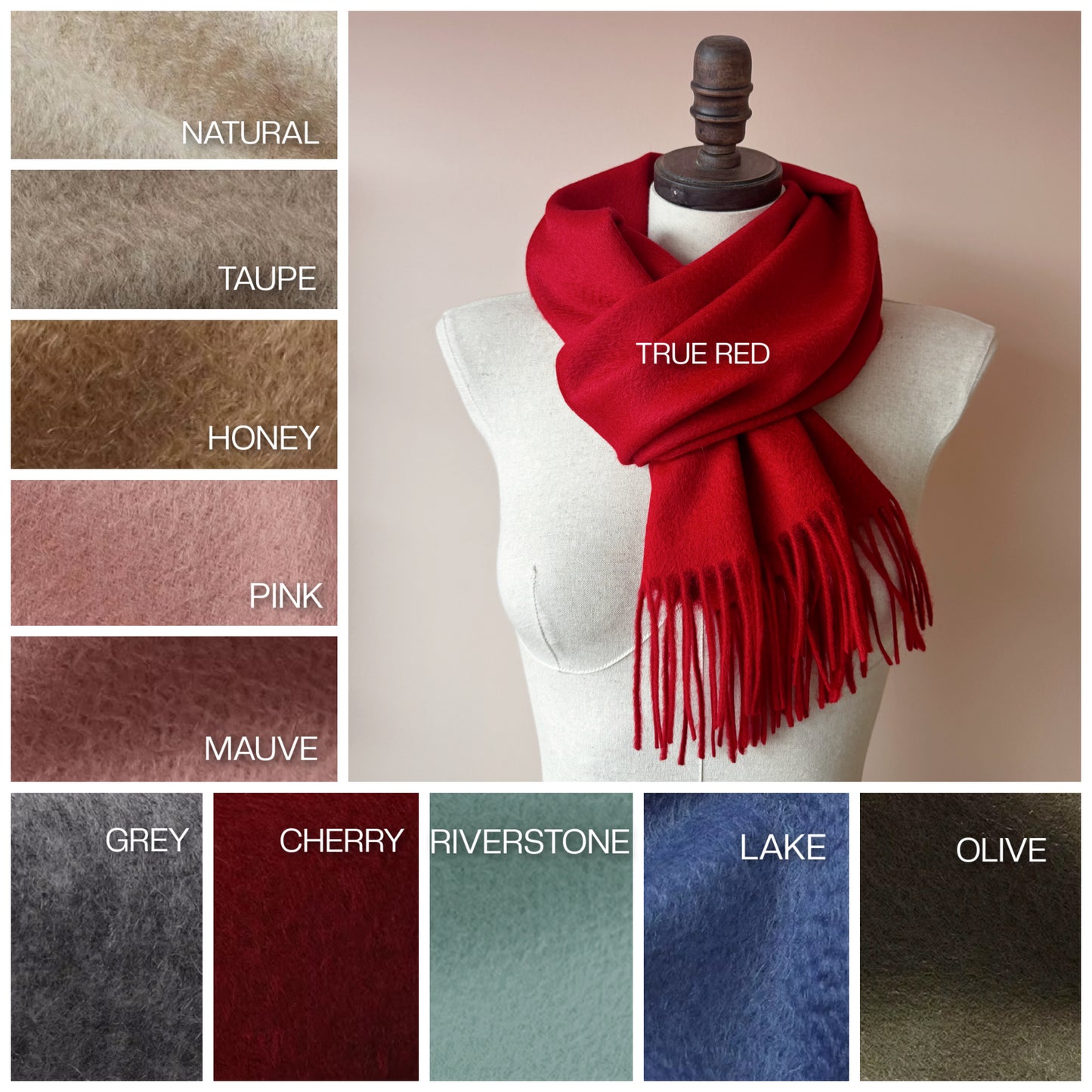 Long cashmere scarf | 15 Colors