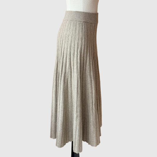 Cashmere skirt | Long flared cashmere skirt | Women’s knitwear