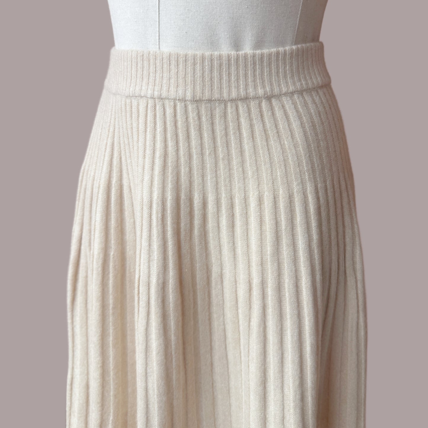 Cashmere skirt | Long flare cashmere skirt | Women’s knitwear