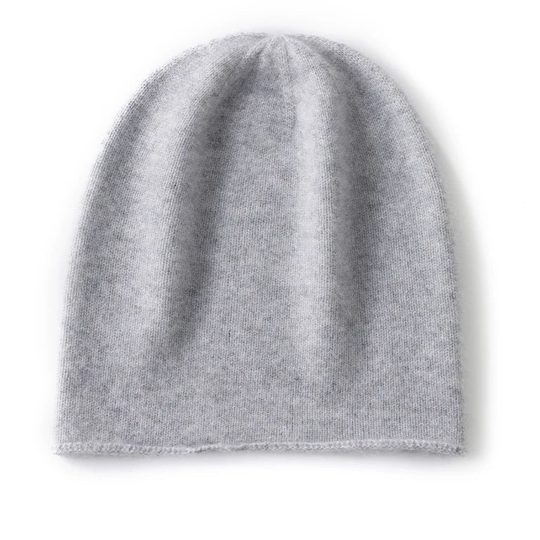Thin Cashmere beanie with rolled hem | 8 Colors