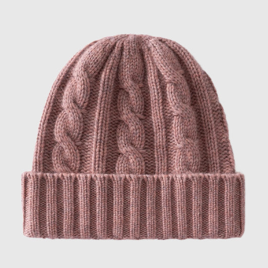 Cashmere cable knit hat | 9 Colors