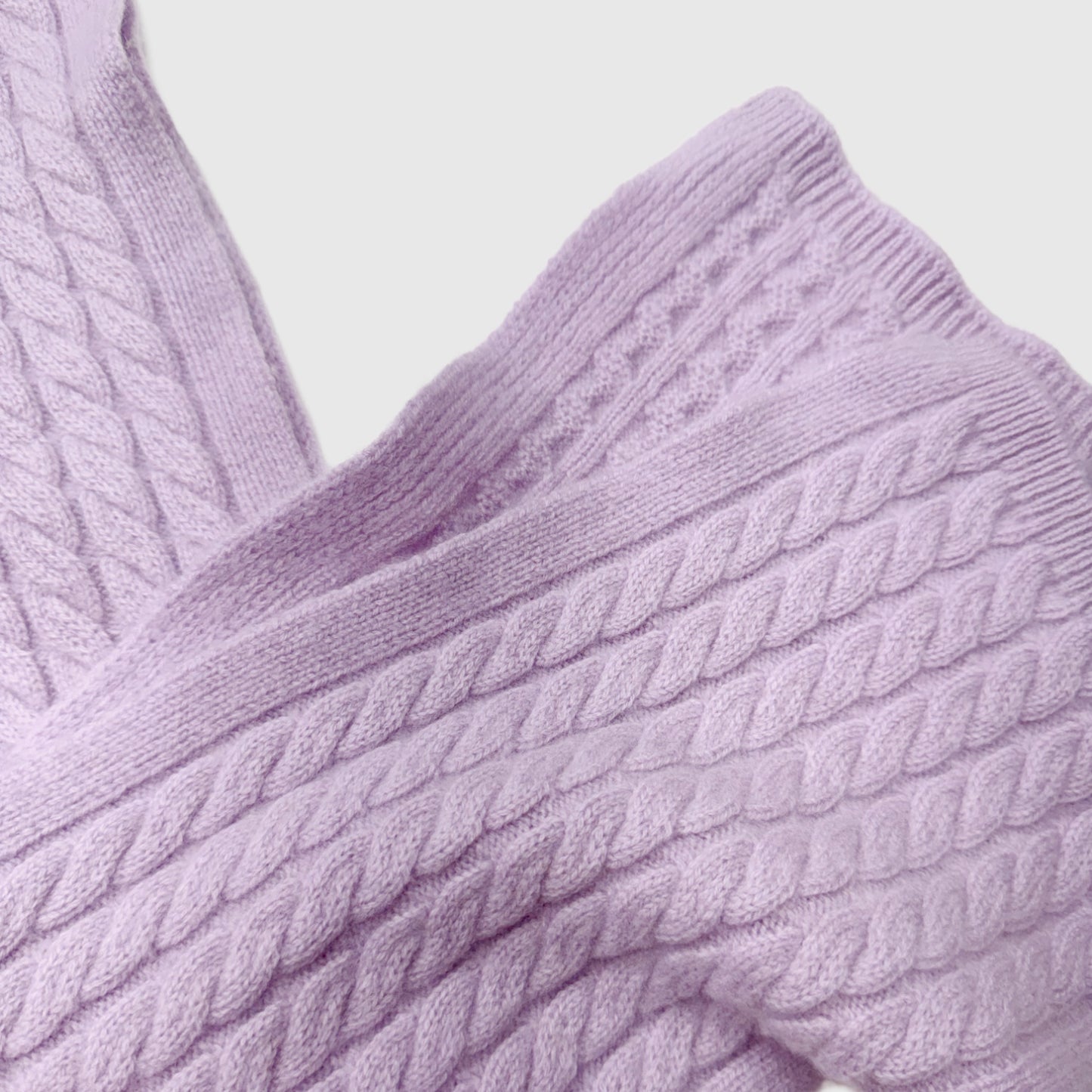Cashmere cable knit skinny scarf | 5 Colors | Cashmere scarves and wraps by Econica
