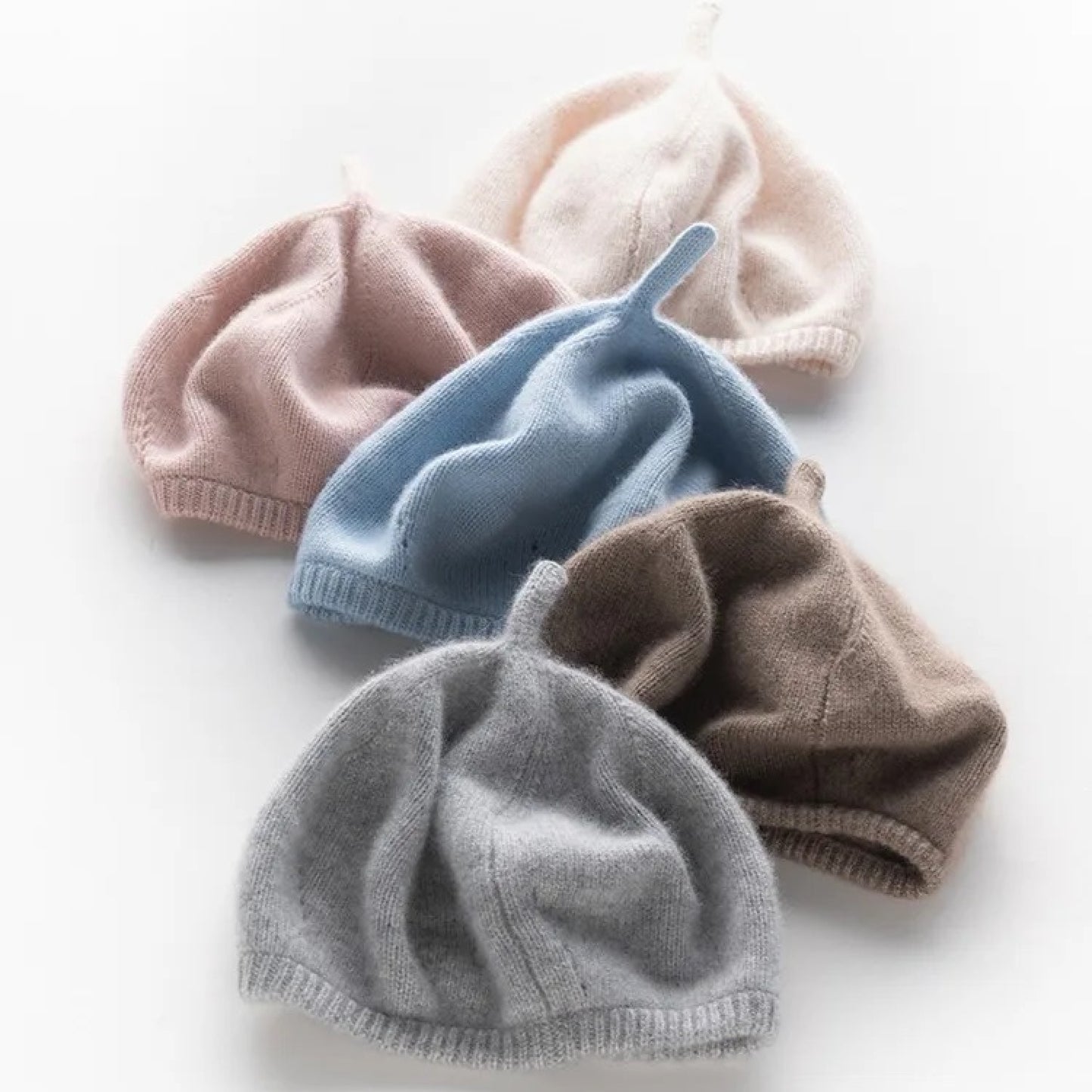 Cashmere knit french beret | 5 Colors | Cashmere accessories