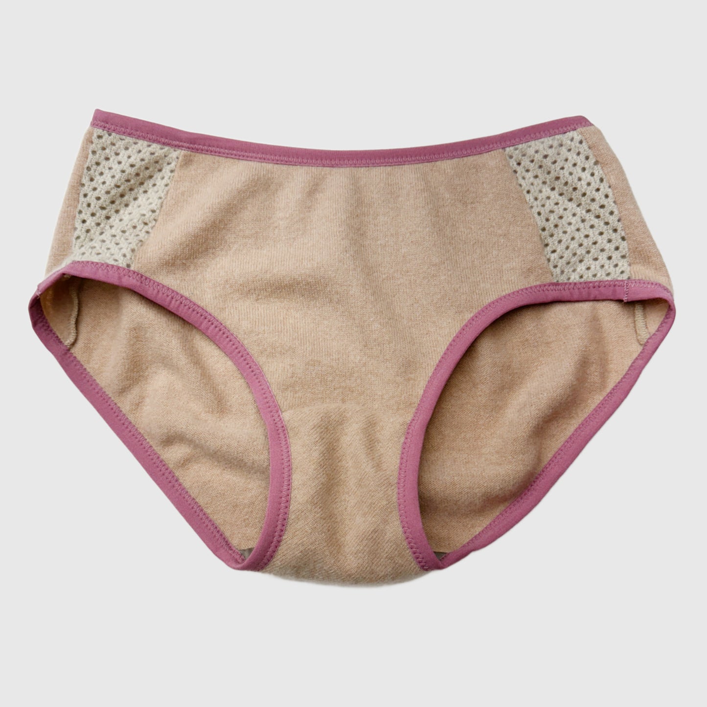 beige cashmere panty briefs