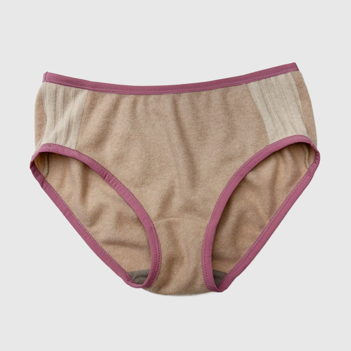 Natural Cashmere hipster brief size Medium | Ready-To-Ship