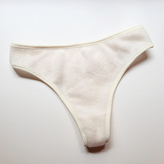 Cashmere thong underwear brief Large | Ready to ship