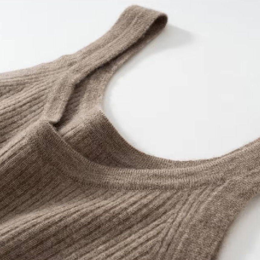 Cashmere tank top | Women’s cashmere knitwear