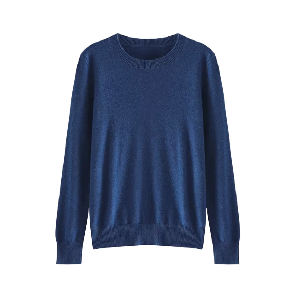 Fine cashmere crewneck top | 18 Colors | Cashmere women's sweater