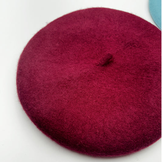 Merino Wool Beret | French Style Wool Hat | 20 + colors