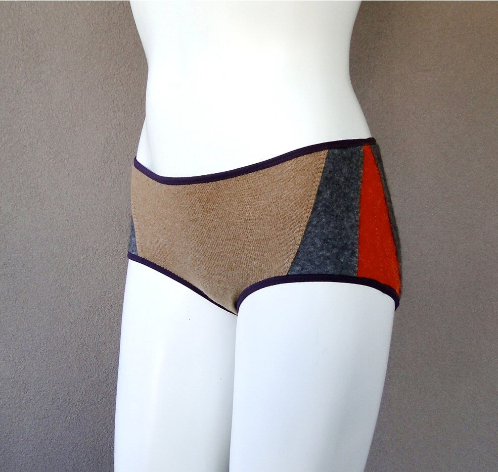 Handmade Cashmere French Brief underwear  | Ready to ship