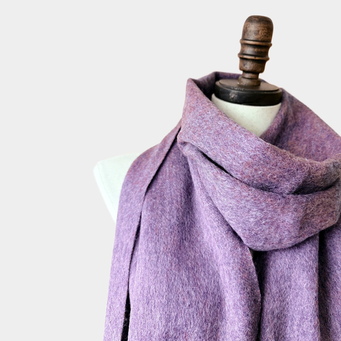 Pure Merino Wool Scarf | Long scarf with tassels | 4 Colors