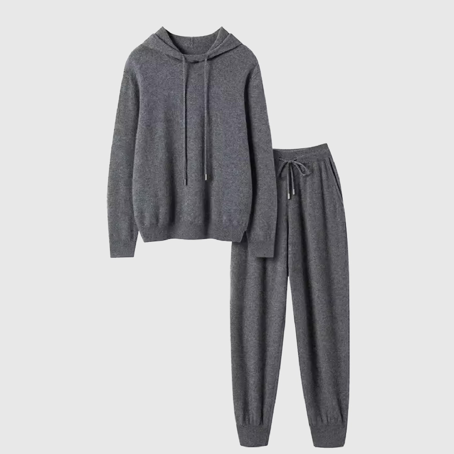 Cashmere hoodie and jogging pants set | 4 Colors | Women's Cashmere Loungewear