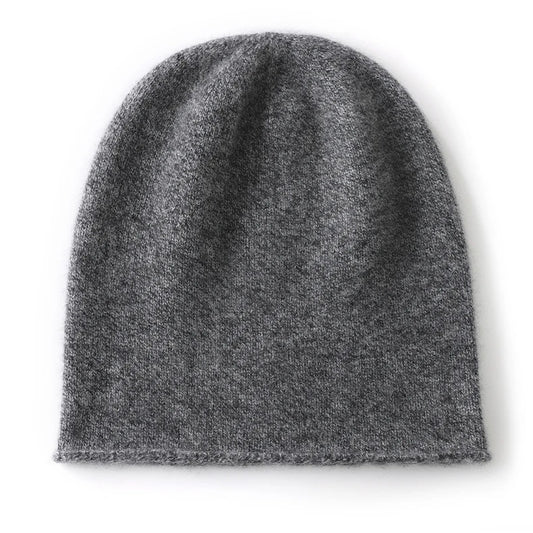 Light Cashmere beanie with rolled hem | 8 Colors