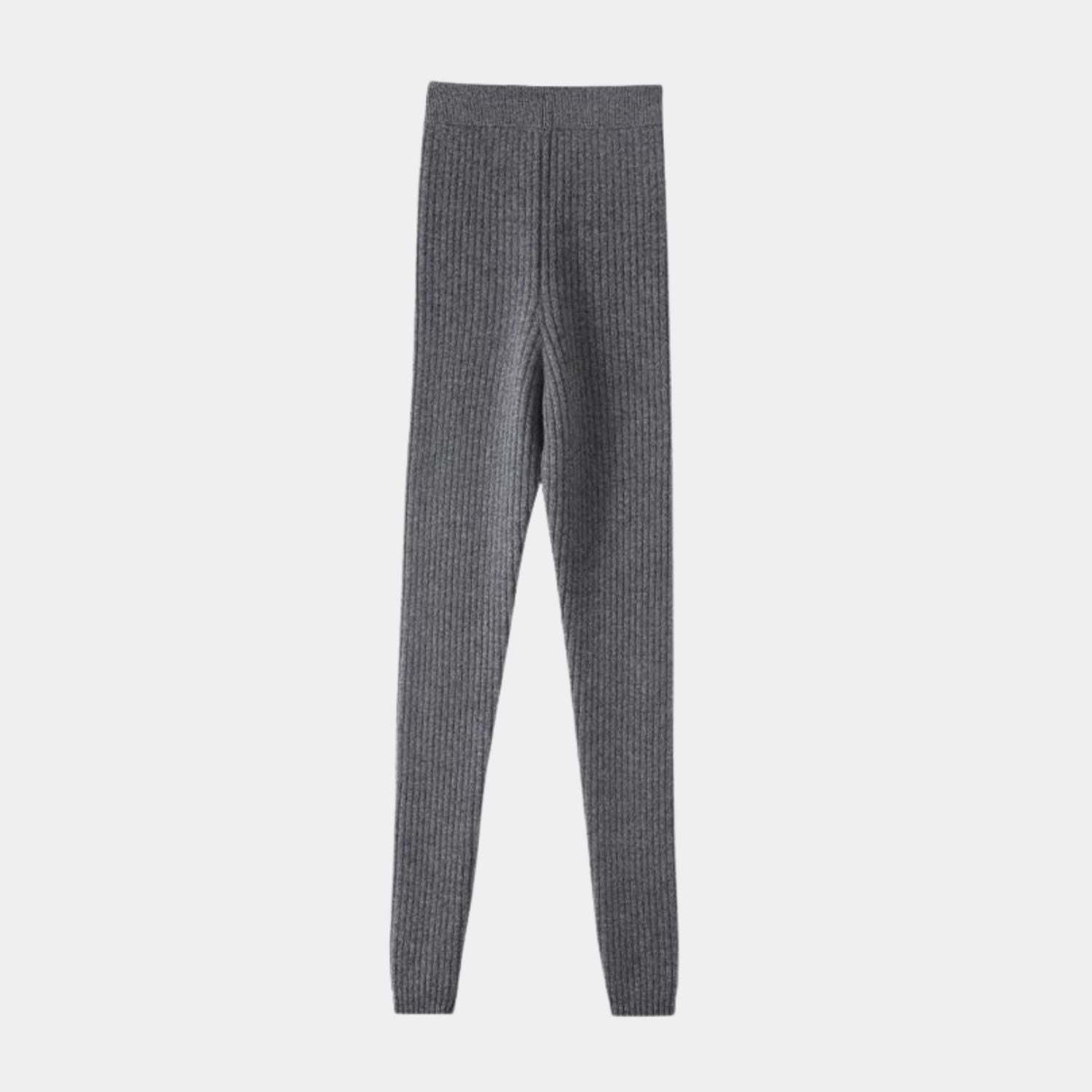 Cashmere knit leggings, Fitted Pants
