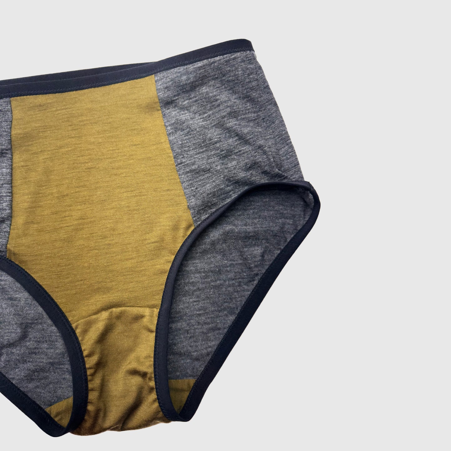 Grey Green Merino Wool french brief Large | Ready-To-Ship