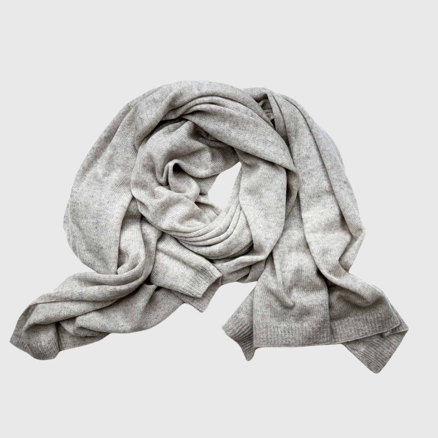 natural cashmere scarf