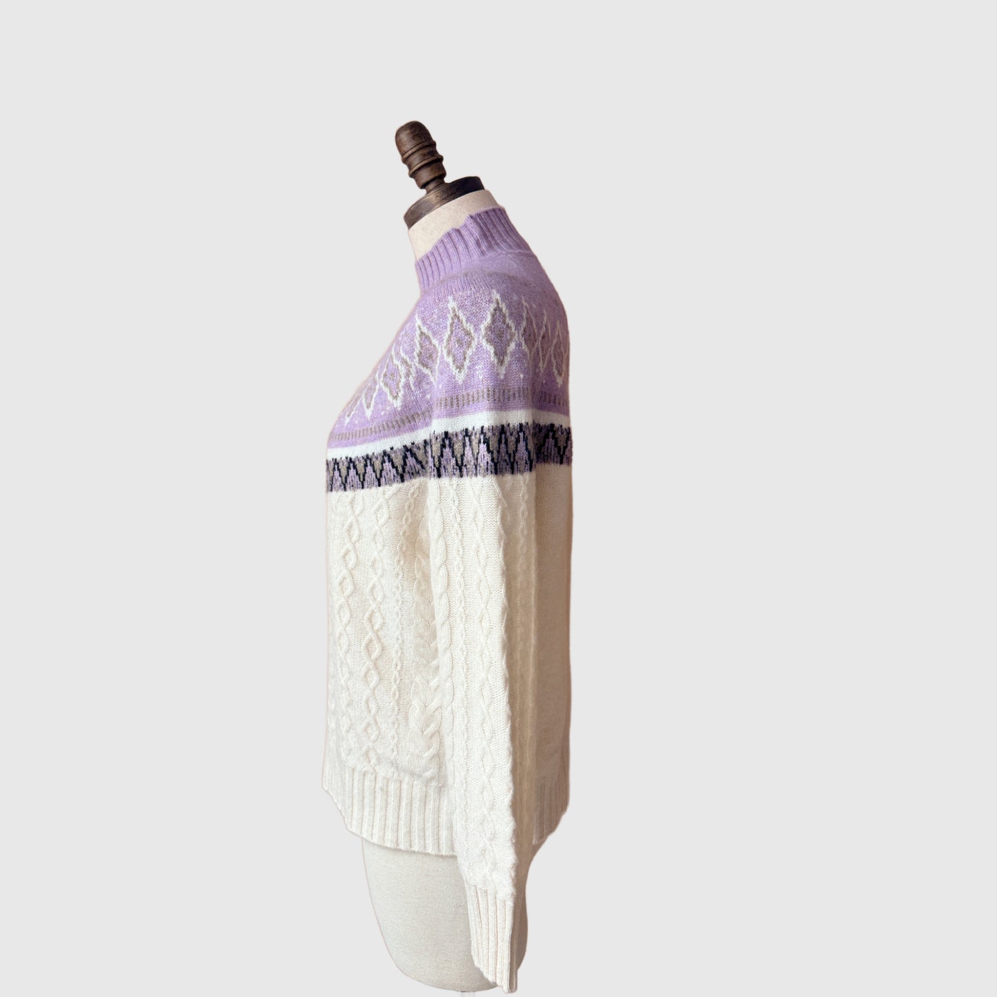 Nordic Cashmere Fair Isle Sweater - 100% Cashmere