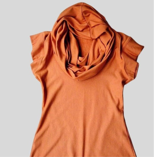 Oversized cowl top | Merino Wool or Organic Cotton