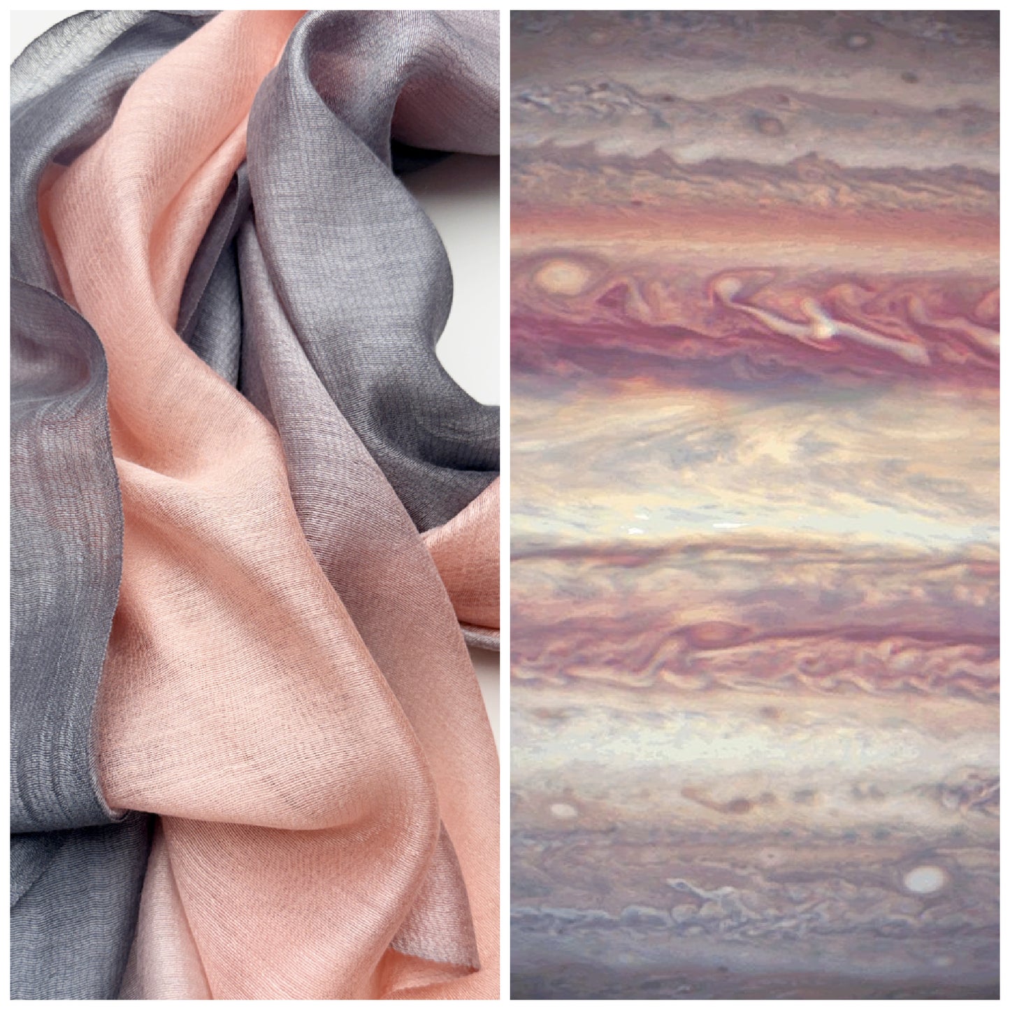 Jupiter Scarf Silk Wool | Gradient Ombré Scarf