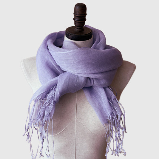 100% Linen Scarf | Ready-to-ship linen scarves and shawls by Econica