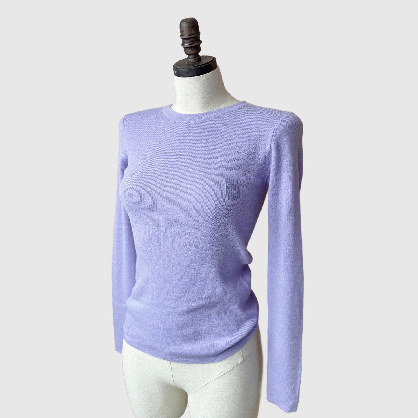 Extra fine merino crew neck base top | 10 Colors | Merino wool knitwear