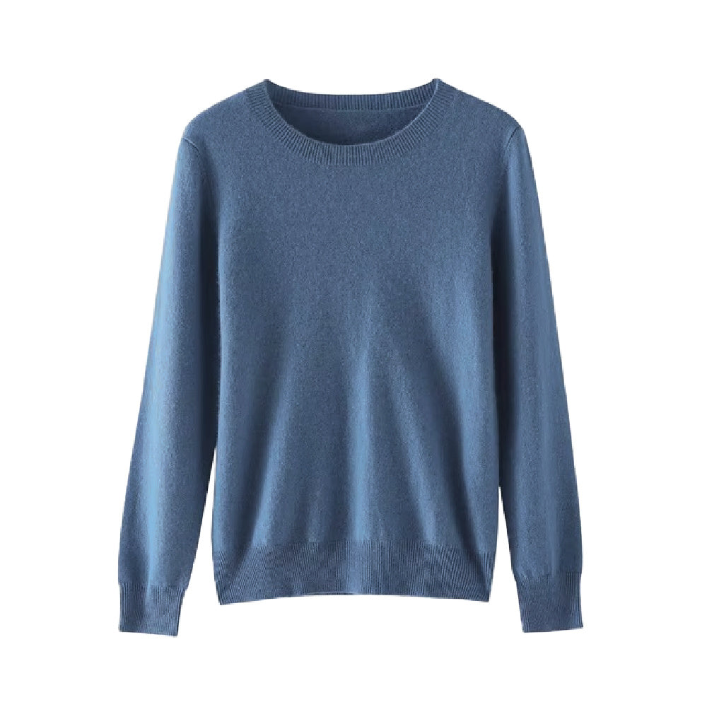 Fine cashmere crewneck top | 18 Colors | Cashmere women's sweater