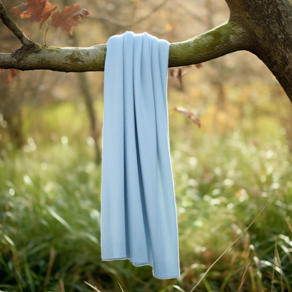 Pastel Pure Cashmere scarf | Cashmere scarves and wraps by Econica