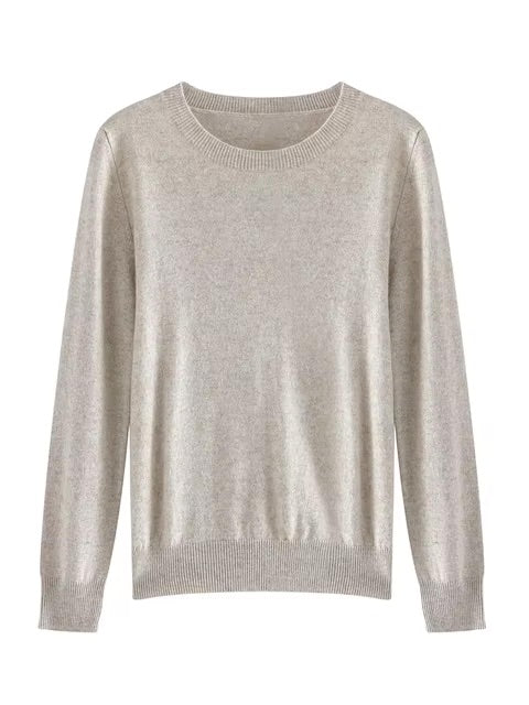 Fine cashmere crewneck top | 18 Colors | Cashmere women's sweater