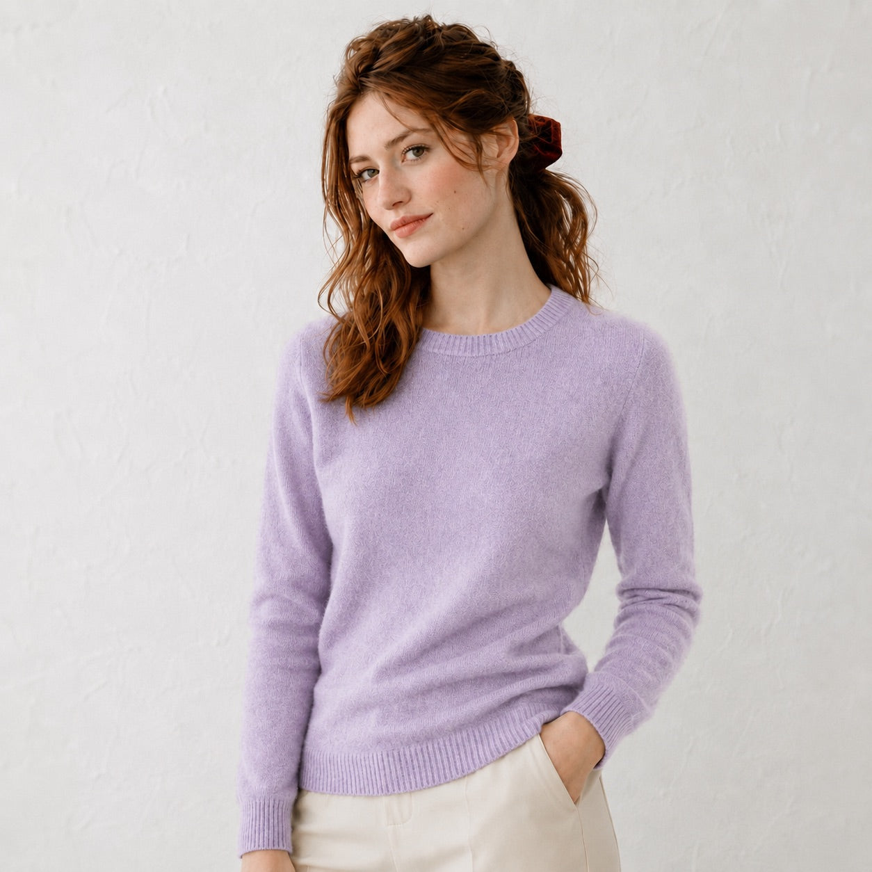 Crewneck merino wool knit sweater | 16 Colors | Women’s knitwear