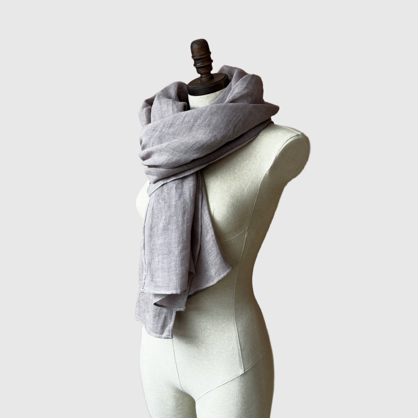 Extra Large Linen Scarf | Ready-to-ship linen scarves and shawls by Econica