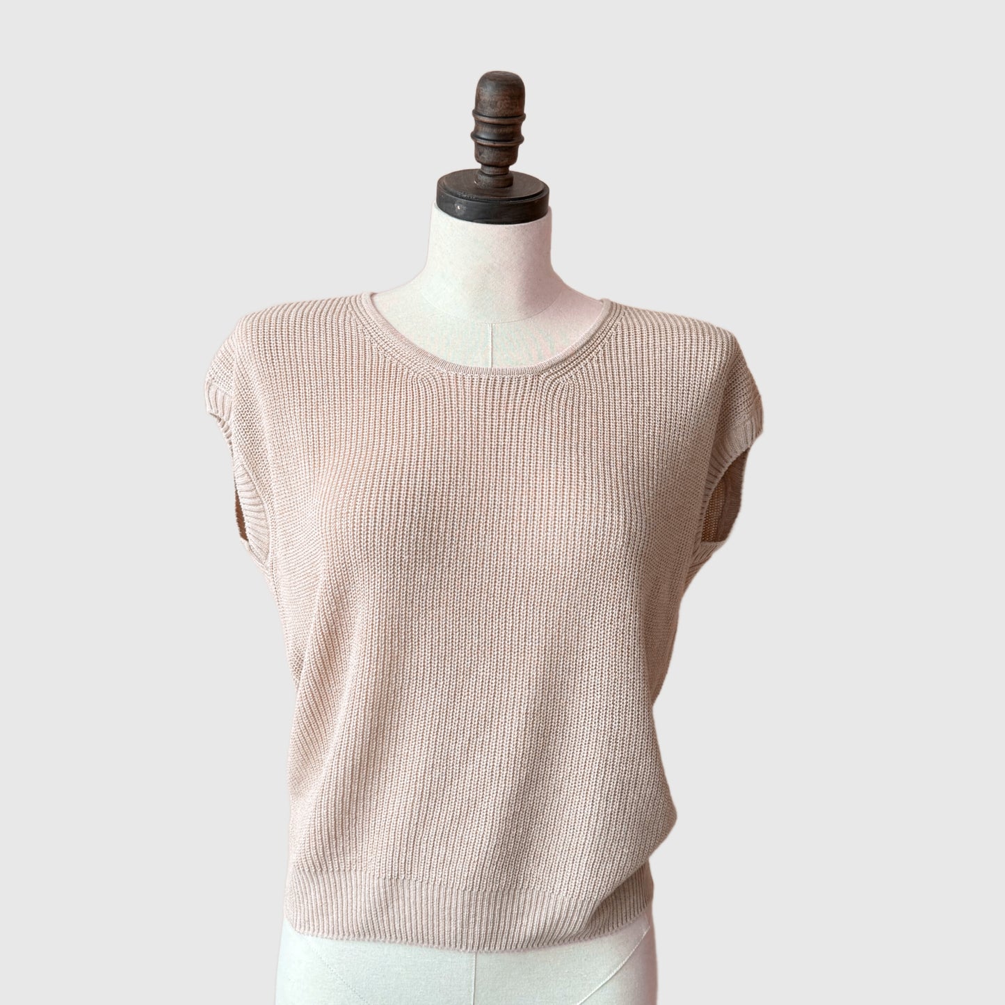 Linen summer top with slouchy shoulders | 6 Colors | Women’s linen knitwear