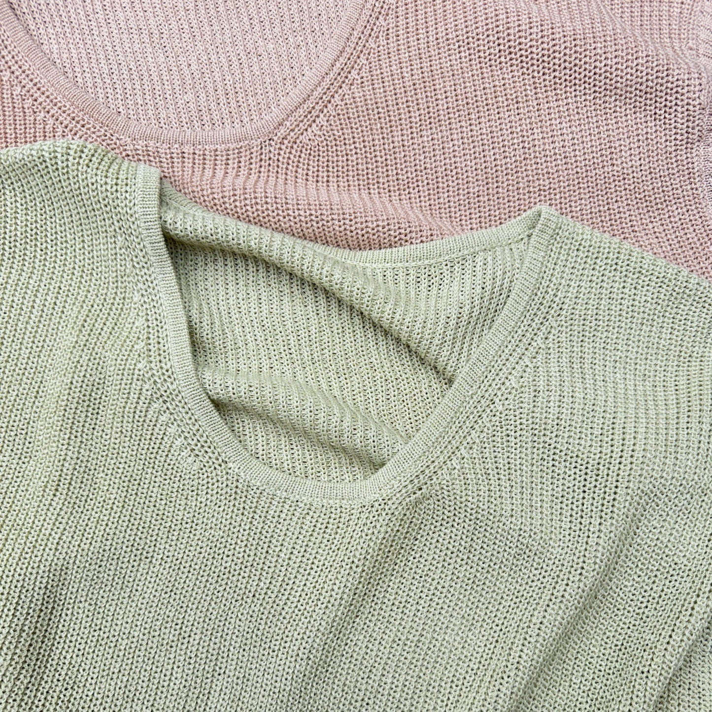 Linen summer top with slouchy shoulders | 6 Colors | Women’s linen knitwear
