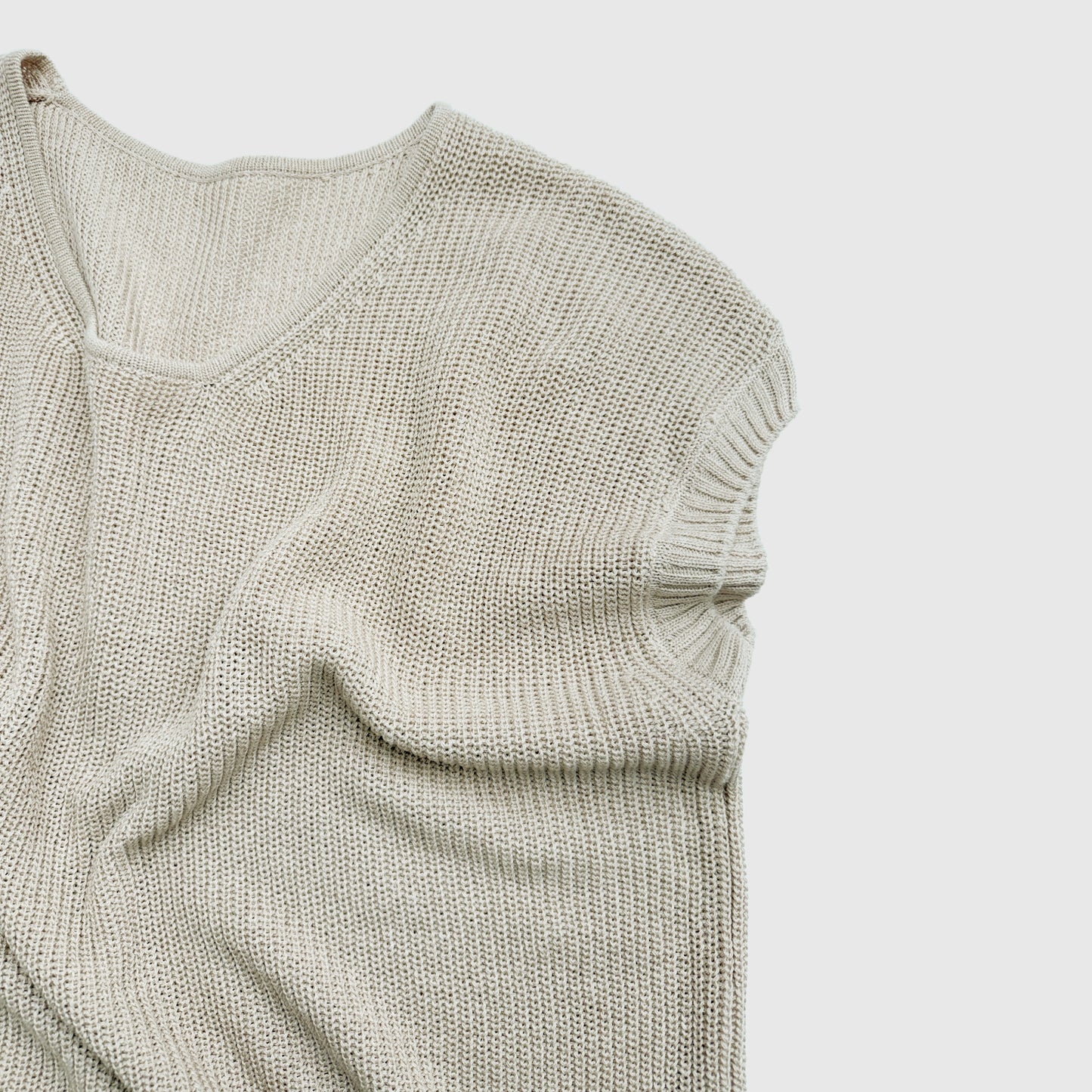 Linen summer top with slouchy shoulders | 6 Colors | Women’s linen knitwear