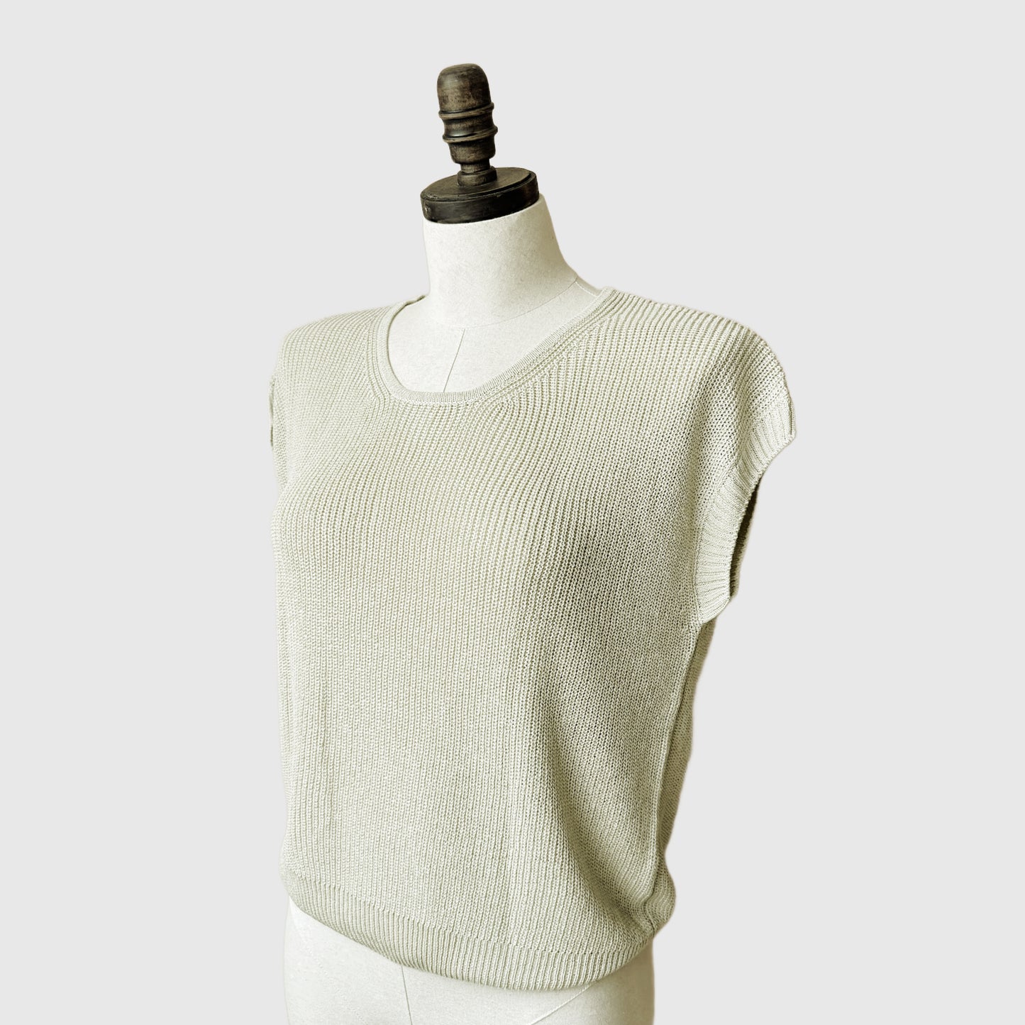 Linen summer top with slouchy shoulders | 6 Colors | Women’s linen knitwear
