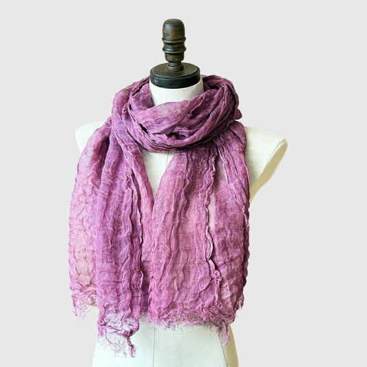 Summer Linen Scarf | 7 Colors Limited Edition | Linen scarves and shawls by Econica