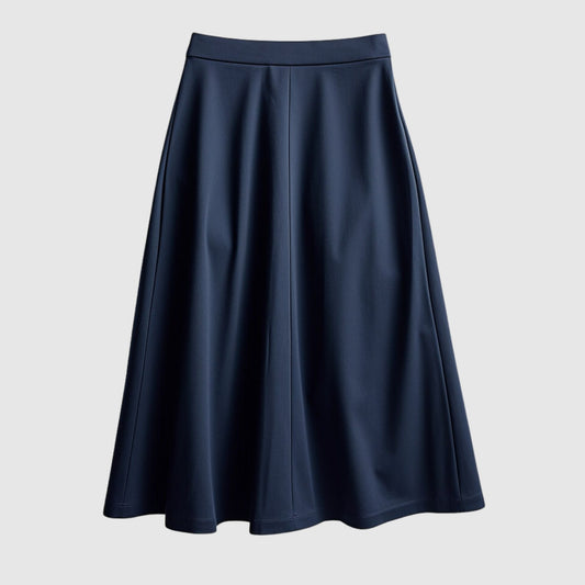 Maxi flare skirt in organic cotton