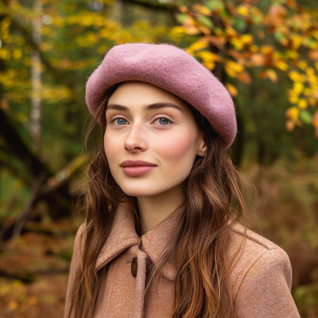 French Wool Beret | Merino Wool Hat | 20 + colors