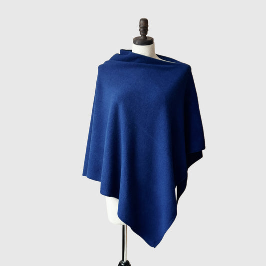 Merino Wool Pullover Poncho | 16 Colors