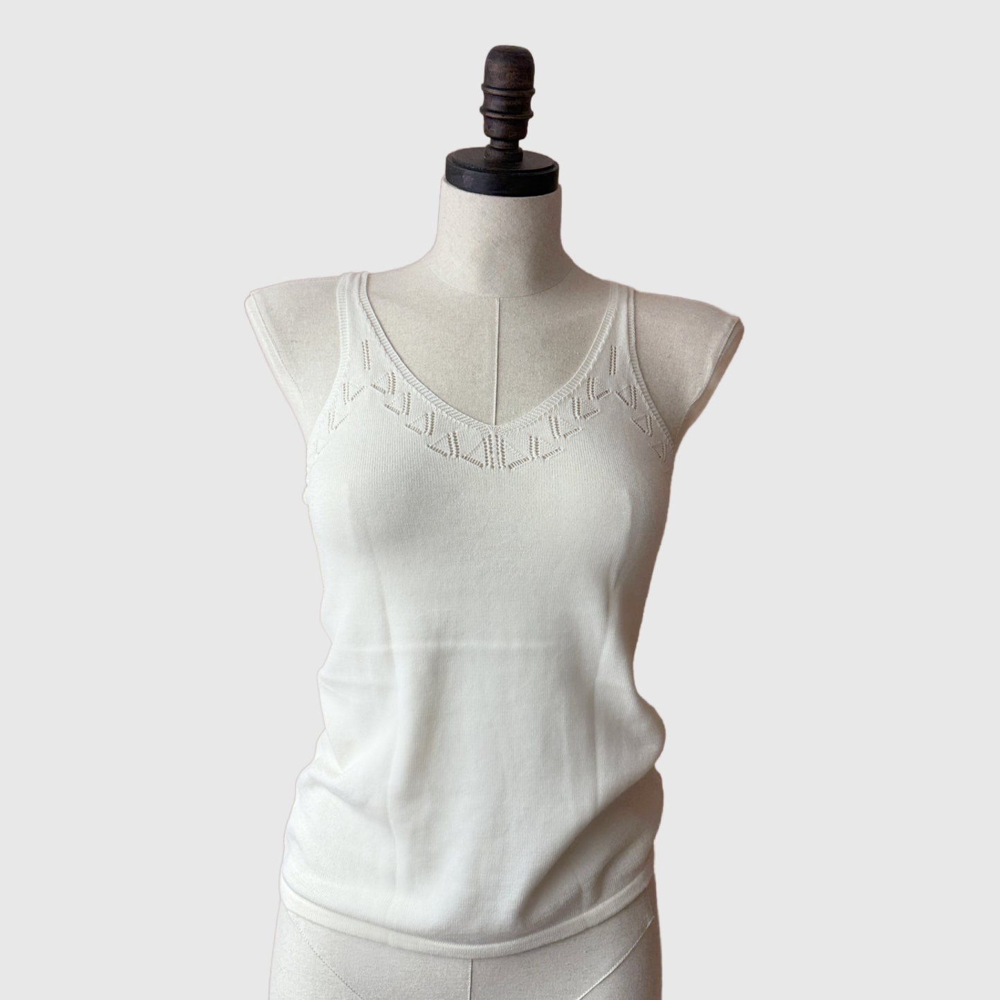 Merino Wool Silk V-neck Top | 4 Colors | Women’s knitwear